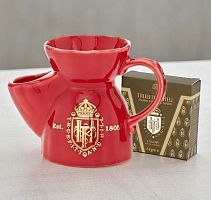 Чаша для бритья в комплекте с мылом Truefitt&Hill Red Shaving Mug, красная