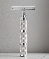 Т-образная бритва Razorock Mission closed comb, белый хром