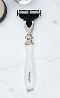 Станок для бритья Truefitt&Hill Wellington Faux Porcelain Mach 3, белый