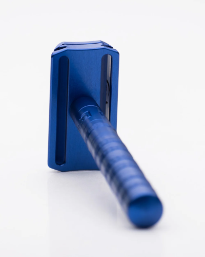 Т-образная бритва с закрытым срезом Henson Blue Aluminum Mild фото 3
