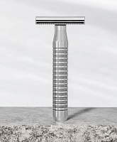 Т-образная бритва с регулируемым срезом The Goodfellas' Smile Lybra, нержавеющая сталь