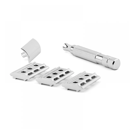 Т-образная бритва Rockwell Razors 6C, белый хром фото 4
