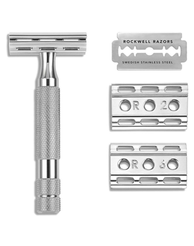 Т-образная бритва Rockwell Razors 6C, белый хром фото 3