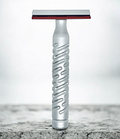 Т-образная бритва с закрытым срезом The Goodfellas' Smile Styletto Sting Red, алюминий