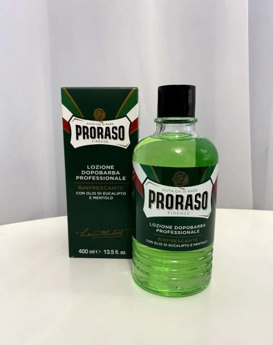 Лосьон после бритья Proraso Green After Shave Lotion с ментолом и эвкалиптом, 400 мл фото 6