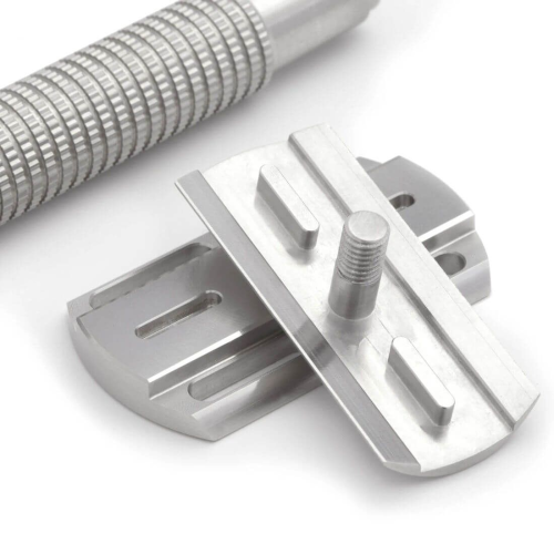 Т-образная бритва Rex Envoy Rhodium, closed comb фото 4